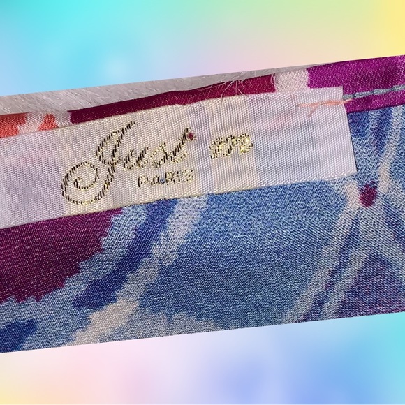 Just Paris colorful bell sleeve mini tunic dress - Picture 7 of 7